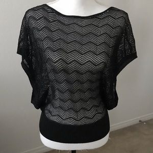 Black Bebe cover up size small